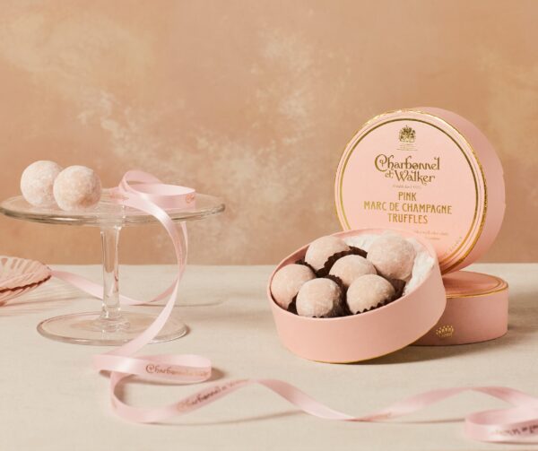Pink Marc de Champagne Chocolate Truffles 135g - Image 2
