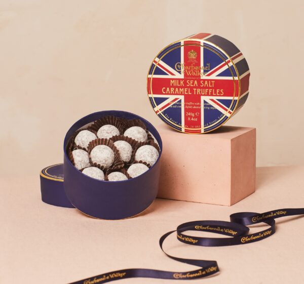 Union Flag Milk Sea Salt Caramel Chocolate Truffles - Image 2