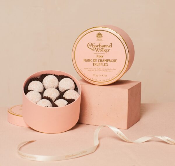 Pink Marc de Champagne Chocolate Truffles 275g - Image 2