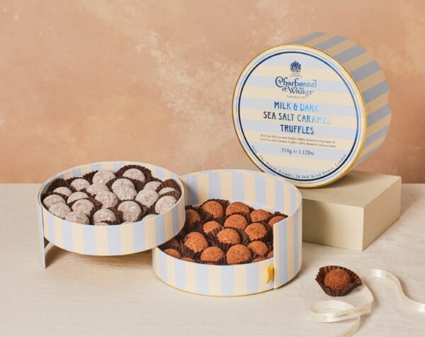 Milk and Dark Sea Salt Caramel Chocolate Truffles - Image 2