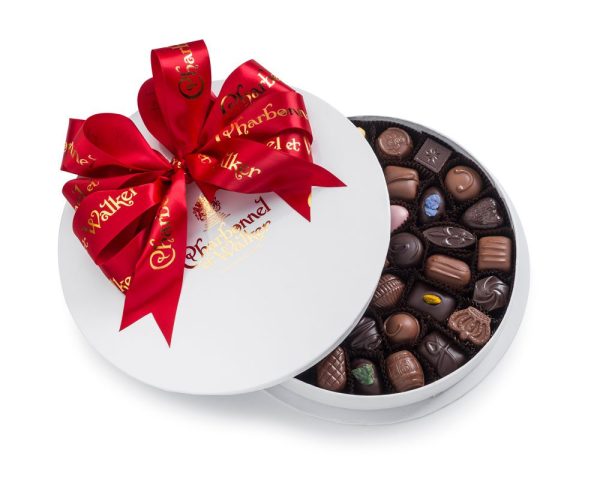 Boite Blanche - Fine Milk and Dark Chocolate Selection Gift Box - 500g (with alcohol)