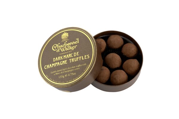 Dark Marc de Champagne Chocolate Truffles