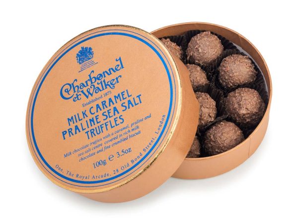 Milk Sea Salt Caramel Praline Chocolate Truffles