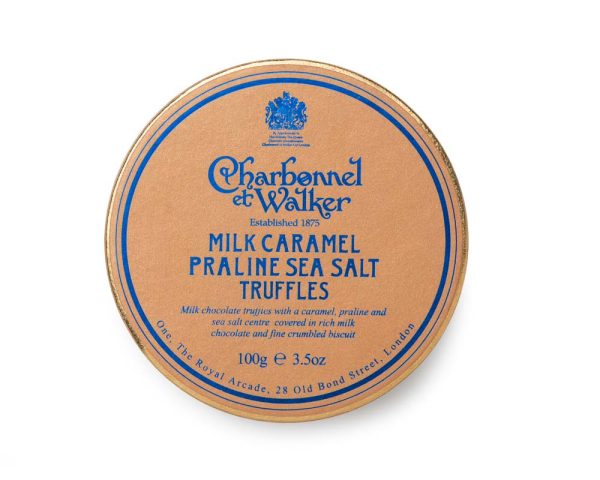 Milk Sea Salt Caramel Praline Chocolate Truffles - Image 2
