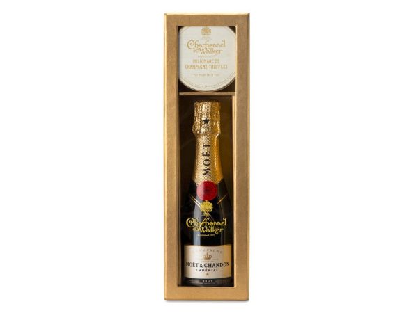 Mini Milk Marc De Champagne Truffle and Champagne Gift Set