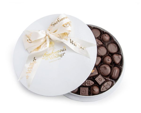 Boite Blanche - Fine Dark Chocolate Selection 500g (without alcohol)