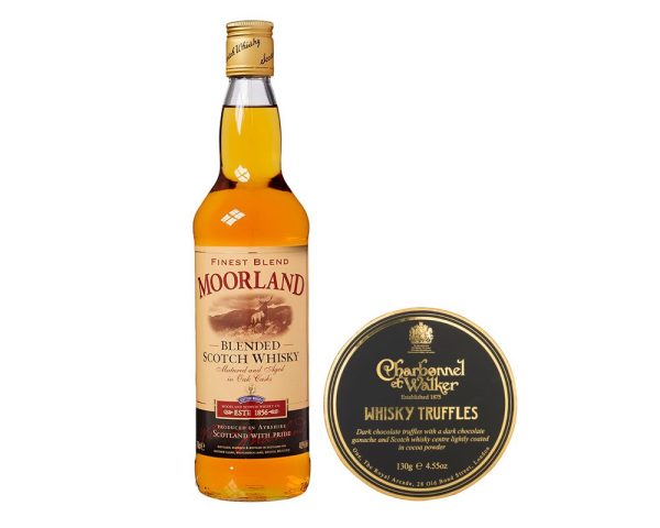Moorland Whisky and Whisky Truffles Gift Set