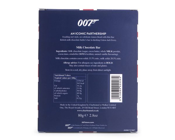 007 British Fine Milk Chocolate Bar - Image 3