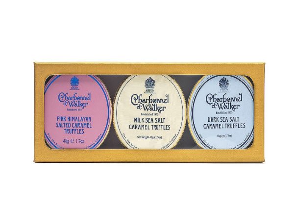 Sea Salt Caramel Mini Trio of Truffles