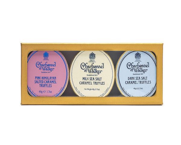 Sea Salt Caramel Mini Trio of Truffles
