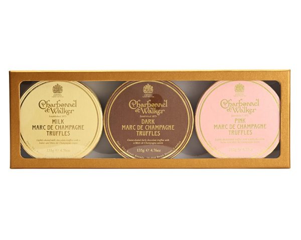 Large Marc de Champagne Gold Trio Gift Set - Image 2