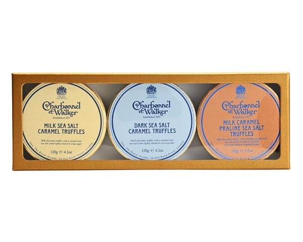 Large Sea Salt Caramel Gold Trio Gift Set - Image 2