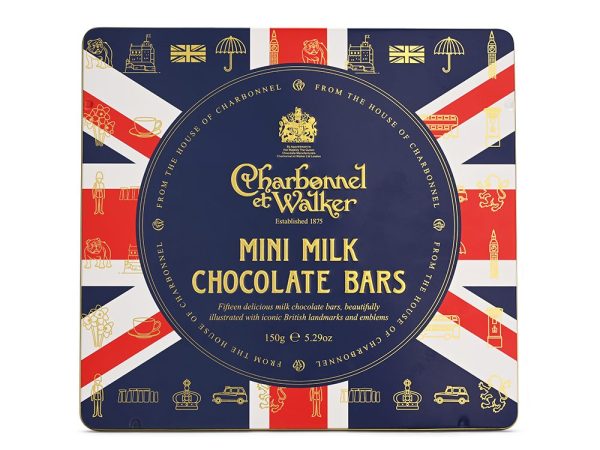 Union Jack Keepsake Tin with Mini Milk Chocolate Bars