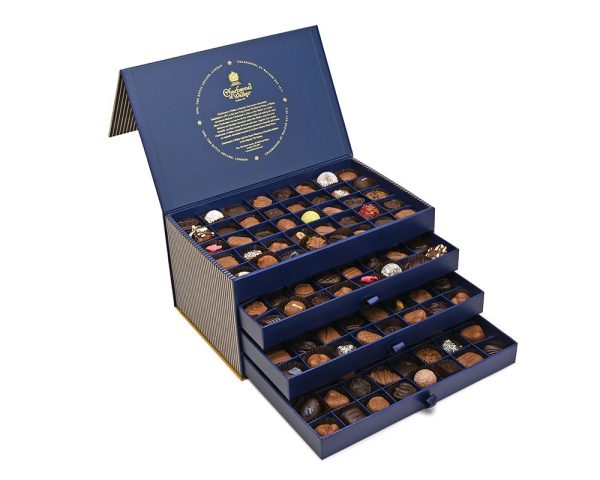 Victorian Dresser Gift Box with Drawers - Luxurious Chocolate and Truffle Selection with alcohol -160 pieces - Image 2