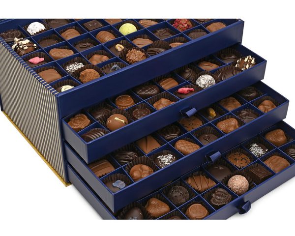 Victorian Dresser Gift Box with Drawers - Luxurious Chocolate and Truffle Selection with alcohol -160 pieces - Image 4