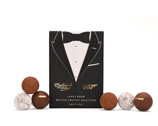 James Bond Black Tie Truffle Selection Box - 6 pieces - Image 4