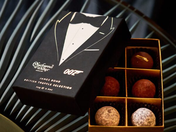James Bond Black Tie Truffle Selection Box - 6 pieces