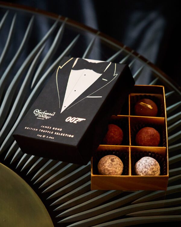 James Bond Black Tie Truffle Selection Box - 6 pieces