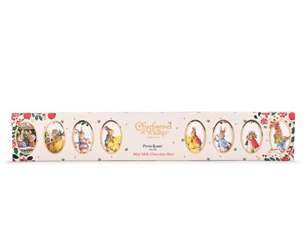 Peter Rabbit Festive Portraits - Ten Mini Milk Chocolate Bars