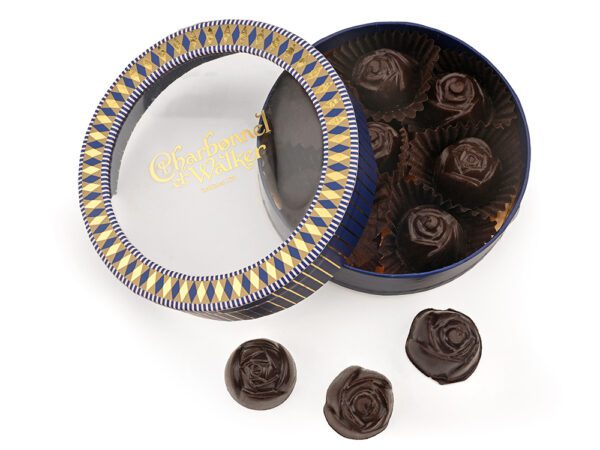 Elegant Dark Chocolate Roses